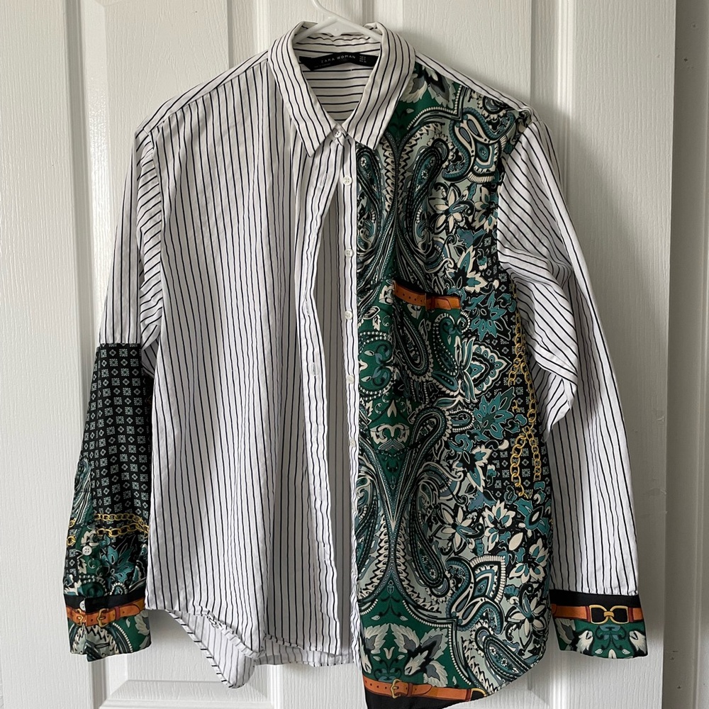 Zara Shirt - asymmetrical